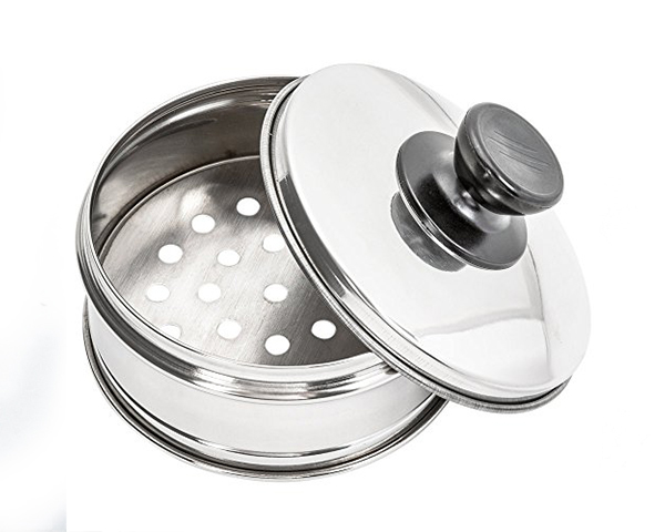 Stainless Steel Dim Sum Steamer and Cover